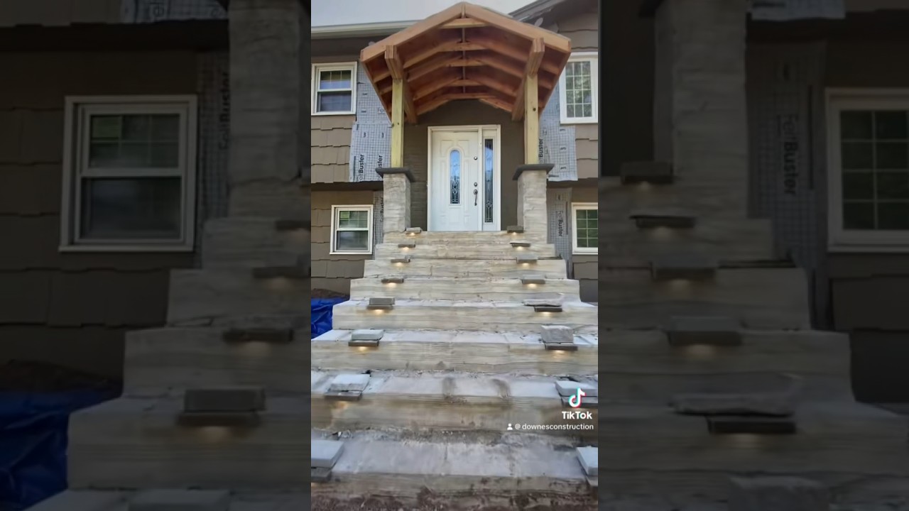 Porch Roof Build #construction #roofstructure #trending #viral #bluecollar #remodel #fyp #diy