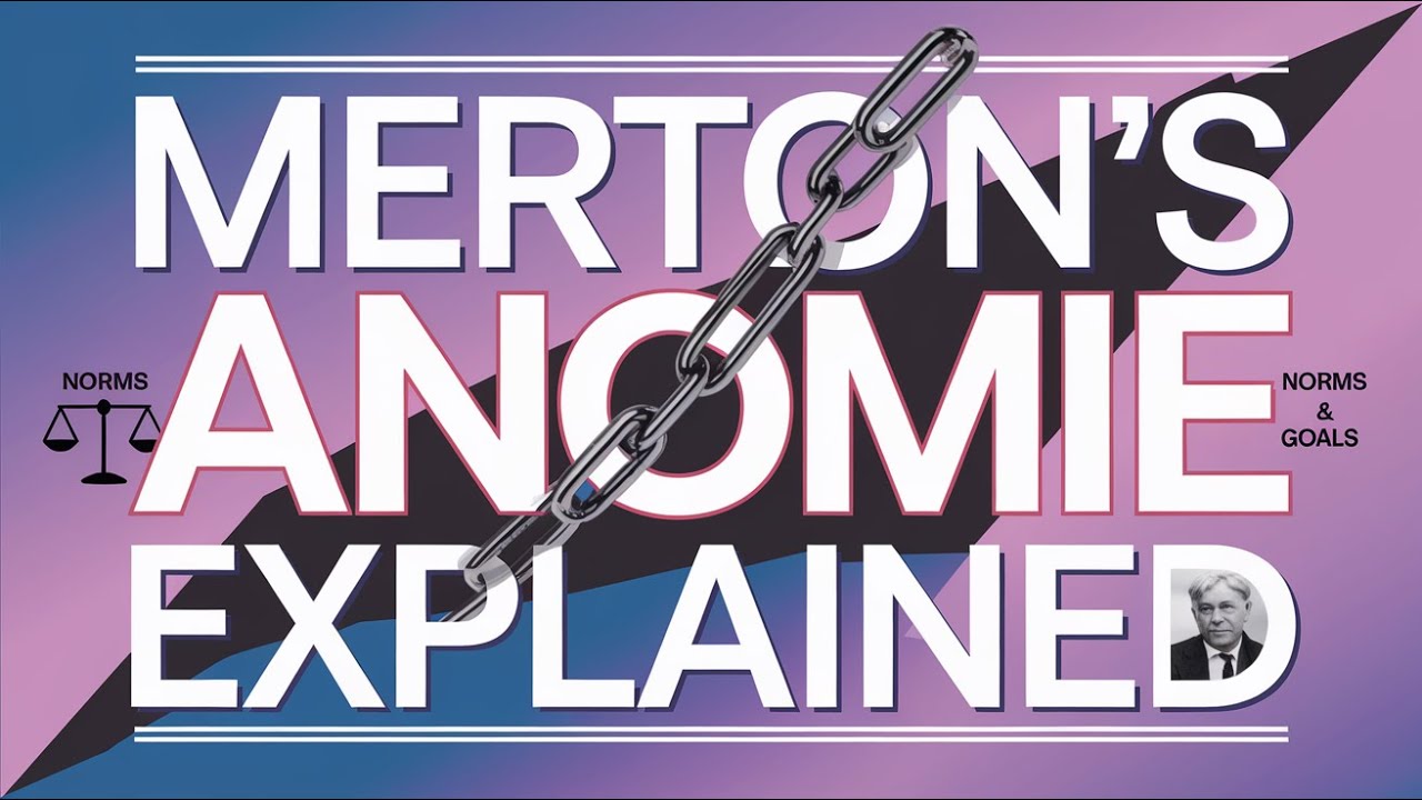 Understanding Robert Merton's Theory of Anomie: Social Norms, Deviance, and Functional Paradigm