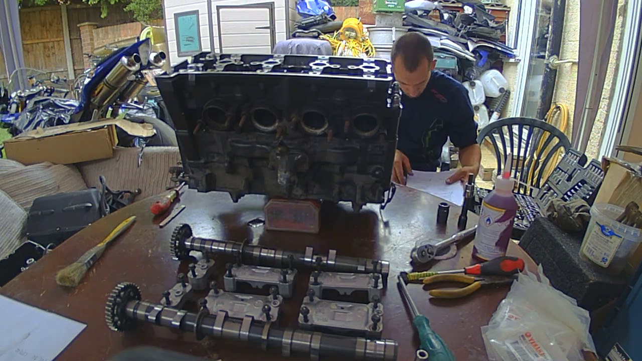 Yamaha R1 07 4C8 engine rebuild part 1