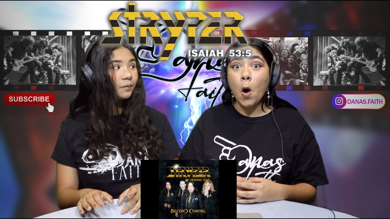 Two Girls React To Stryper - Surrender (Re-Recorded)