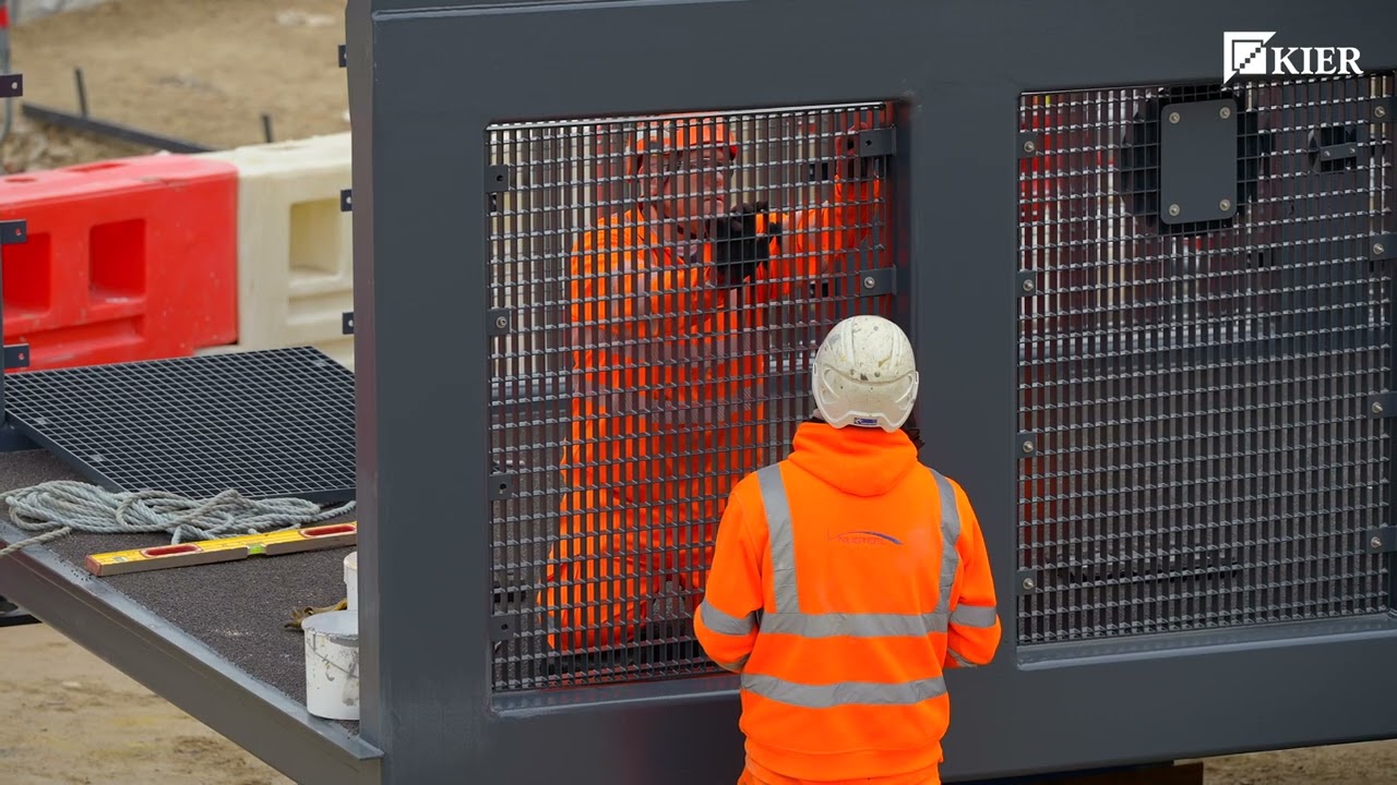 Dover Grammar School bridge installation