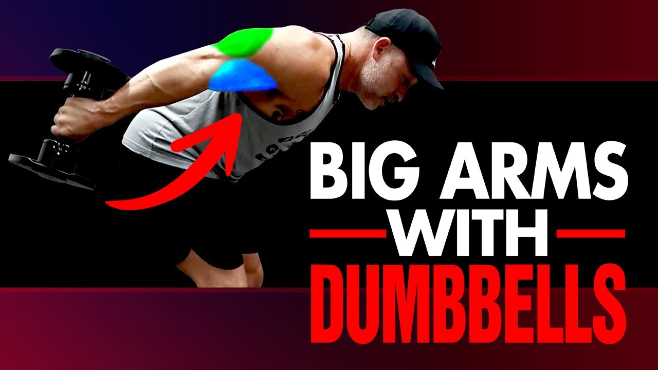 How To Get Bigger Arms AT HOME (Dumbbells Only!)