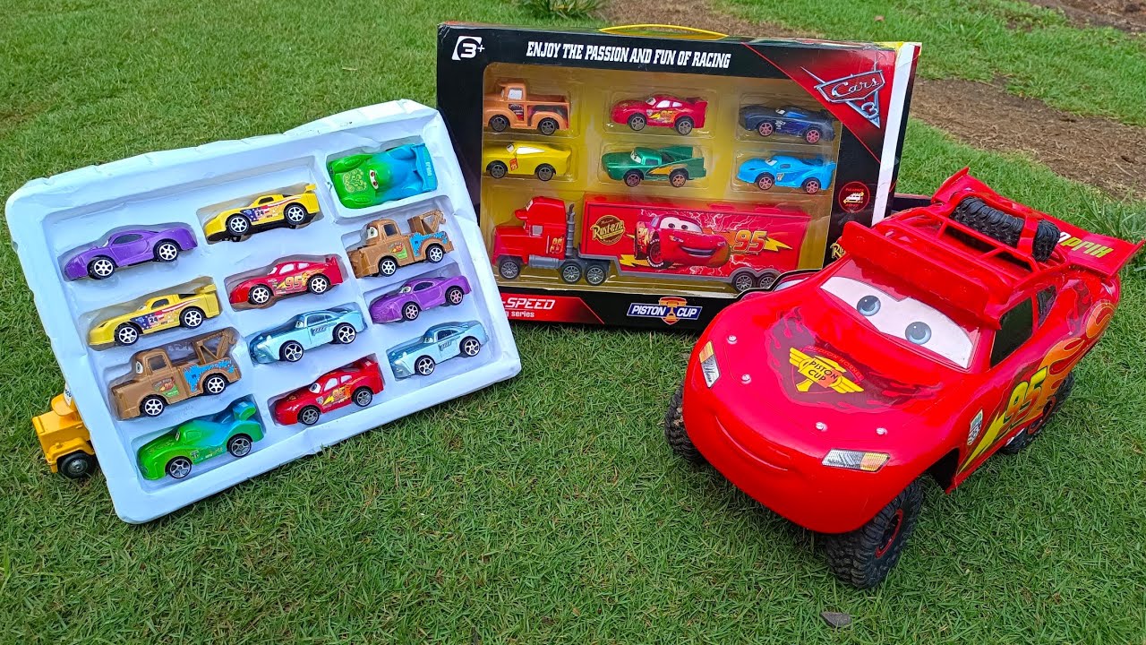 Disney Pixar Cars Unboxing Review l Lightning McQueen Bubble RC Car | Monster Truck
