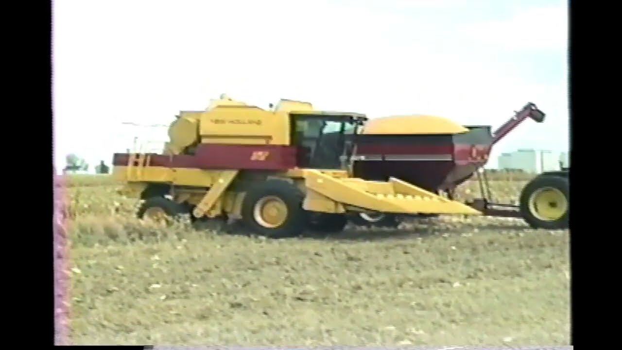 New Holland TR96 Combine and Brent 770 demo. 1989