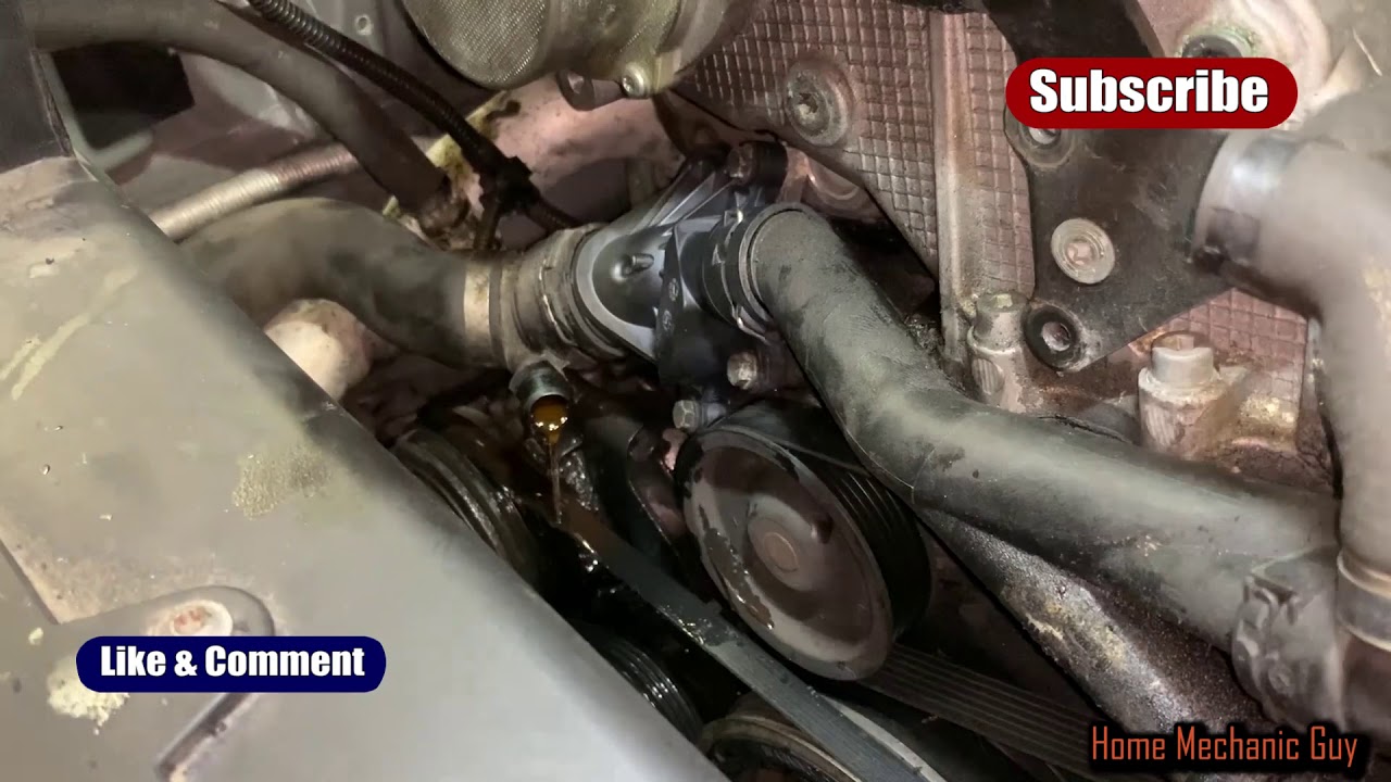 Bmw e46 2.0 d change thermostat