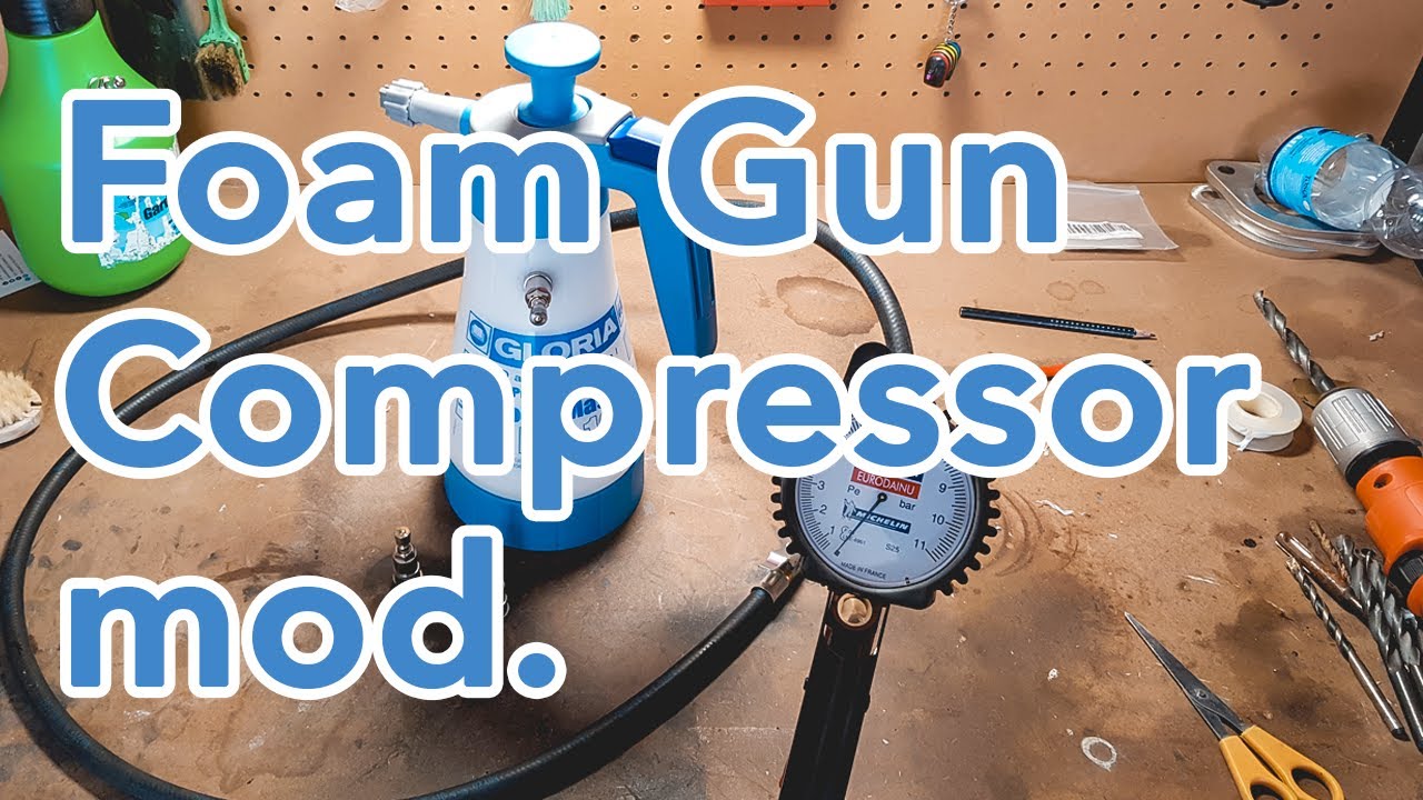 #howto: Modifica Compressore Foam Gun