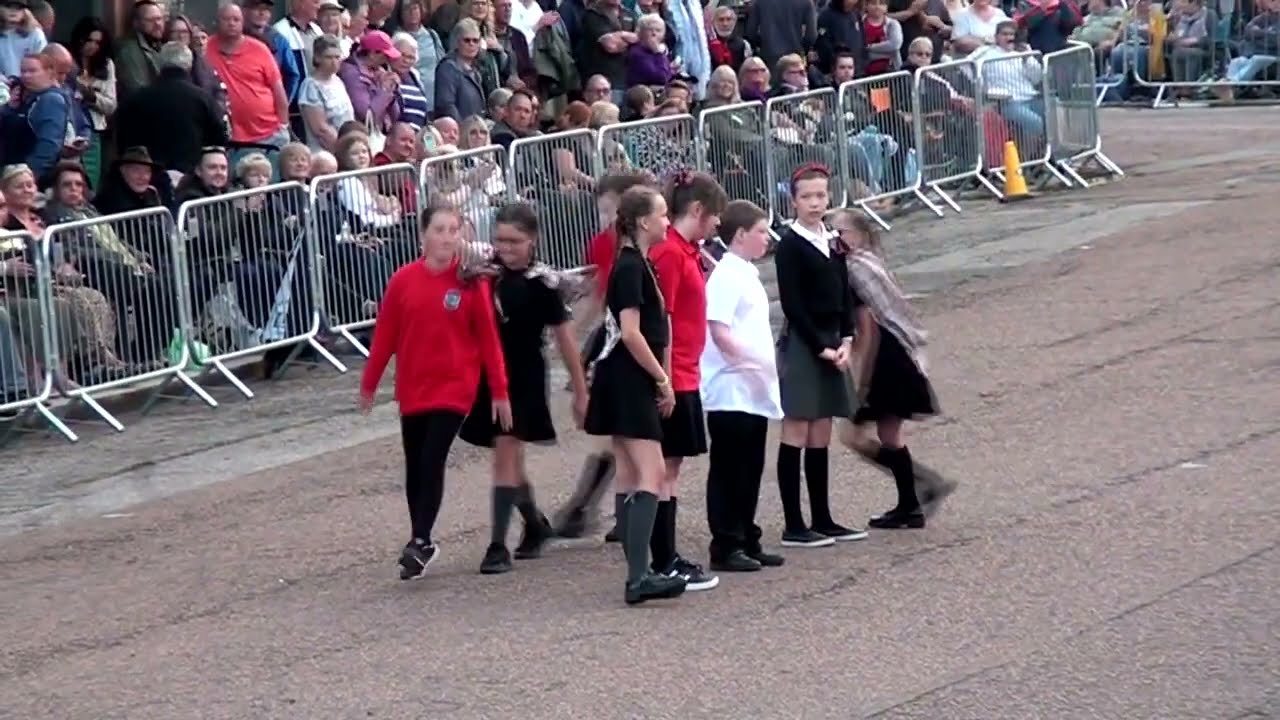 Kirkcudbright Floodlit Tattoo 2023  Primary School Country Dance Group