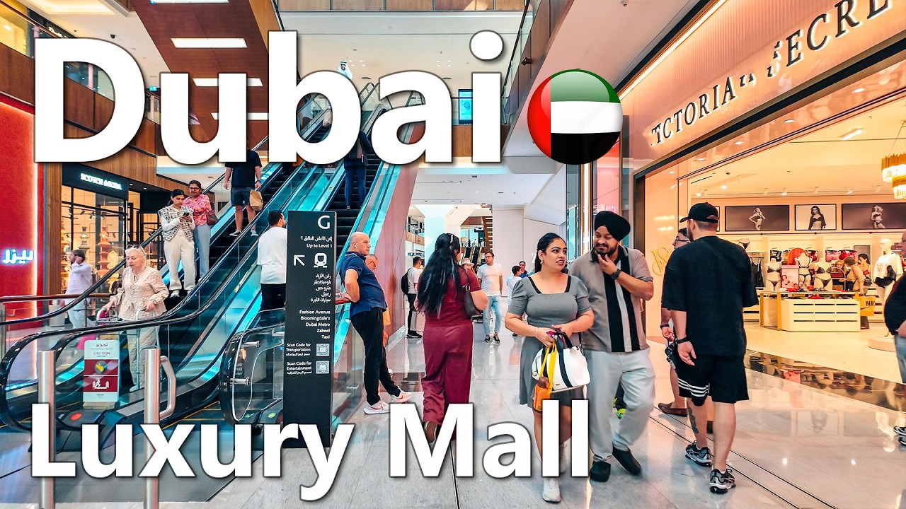 Walk Luxury Mall in Dubai 4K🇦🇪 Dubai Mall
