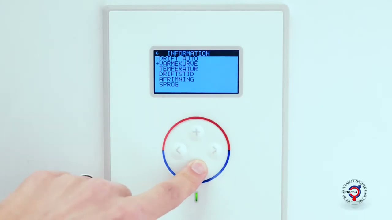 Dansk  -  Systemtemperaturer   Thermia varmepumpe
