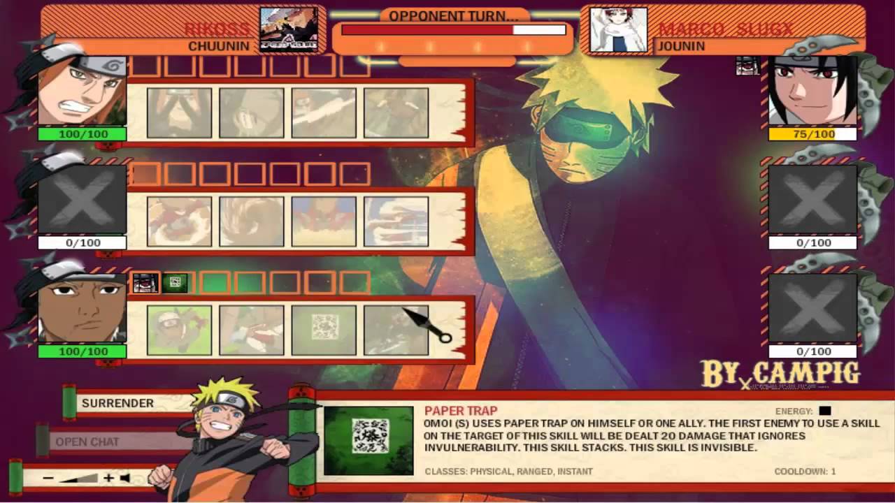 Naruto-Arena - +25 Streak Team March 2014