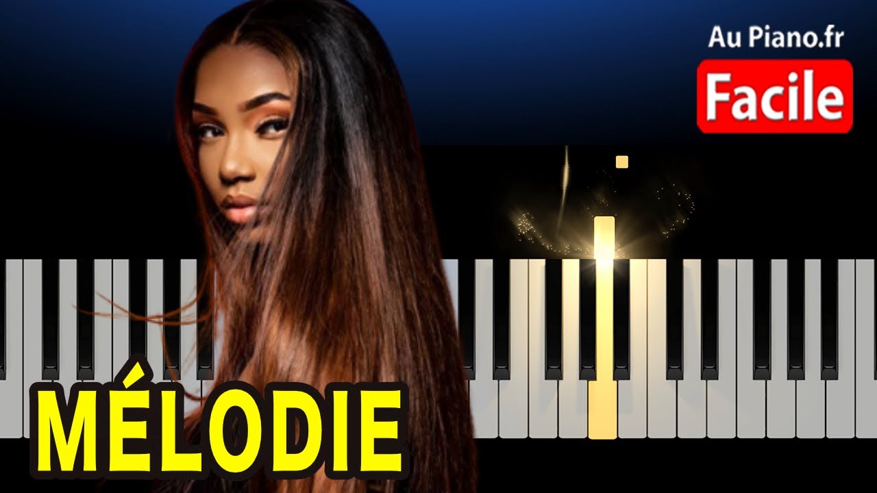 Ronisia Mélodie - Piano Cover Tutorial Karaoké Paroles (Au Piano.fr)