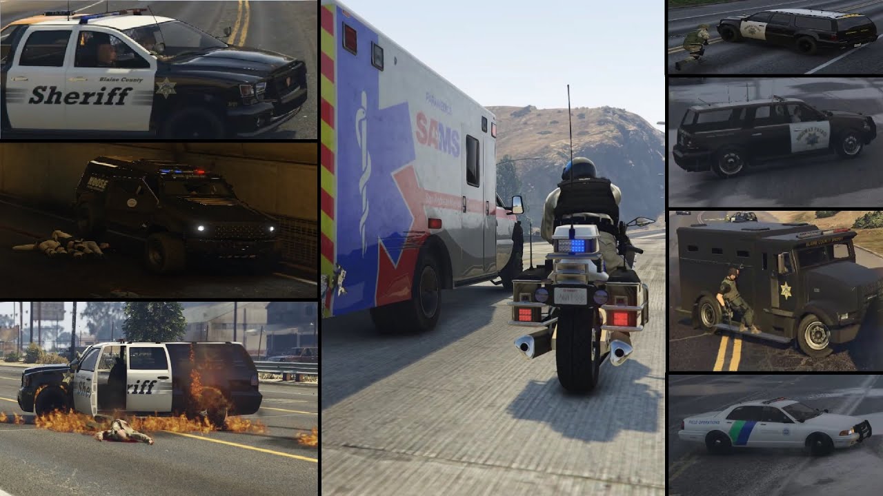 GTA 5 Война с полицией! The war with the police! (Realism Dispatch Enhanced 3.1.7.7)
