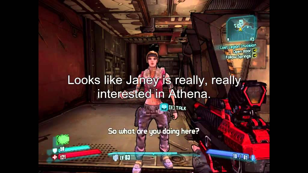 Borderlands Pre Sequel. Афина и Джейни