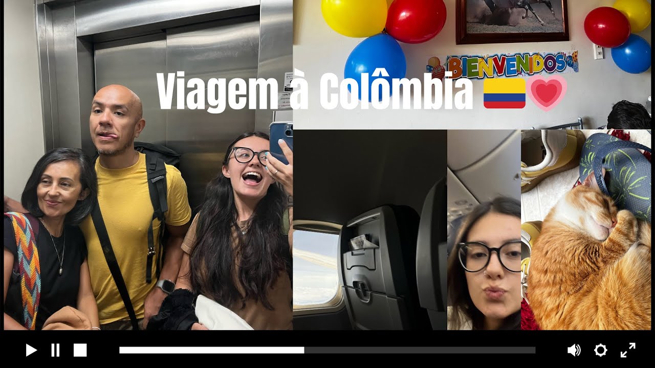 VIAGEM À COLOMBIA: Fazendo a mala, voos & momentos | Daily Vlog