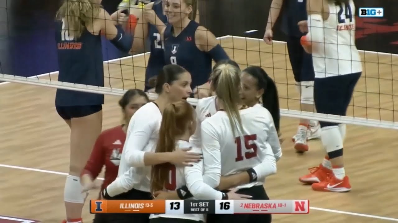 Nebraska vs Illinois | 2024 Women's College Volleyball , Oct 25 2024