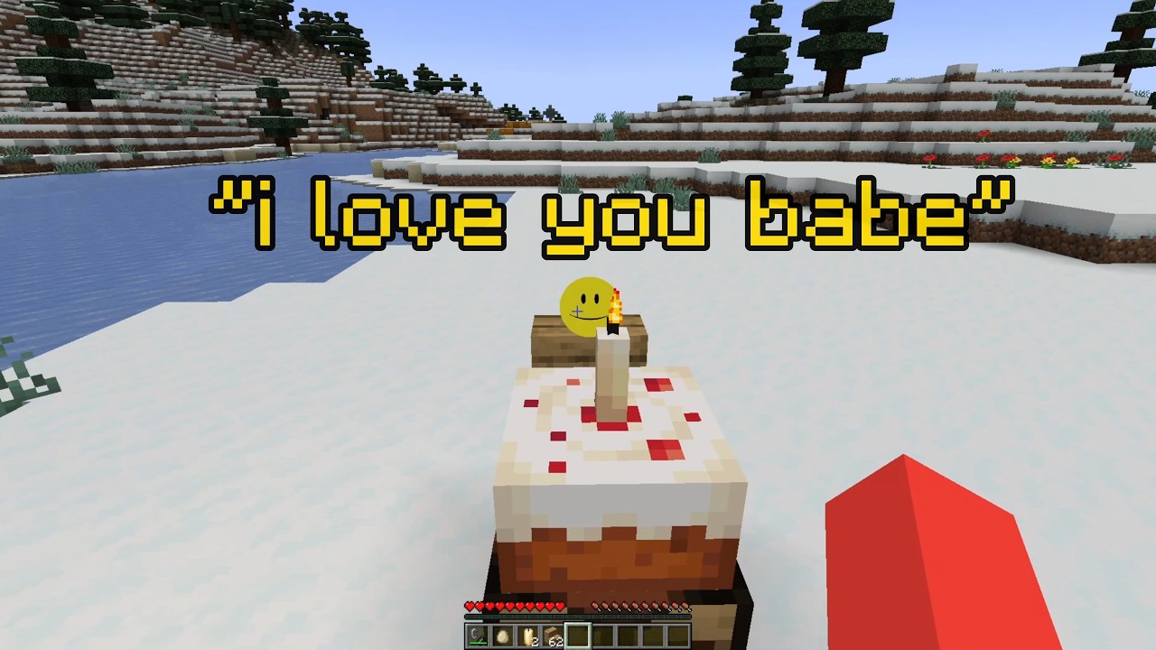 I took Verity on a date in Minecraft