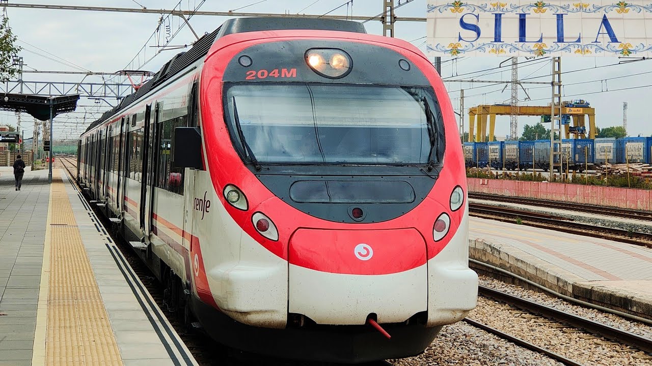 Ferrocaril ibérico español : Trenes viajeros Renfe y Mercancías 📍 Silla - Valencia / TRAINSPOTTING