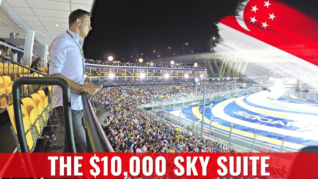 FORMULA 1 RACE SINGAPORE in a $10,000 SKY SUITE
