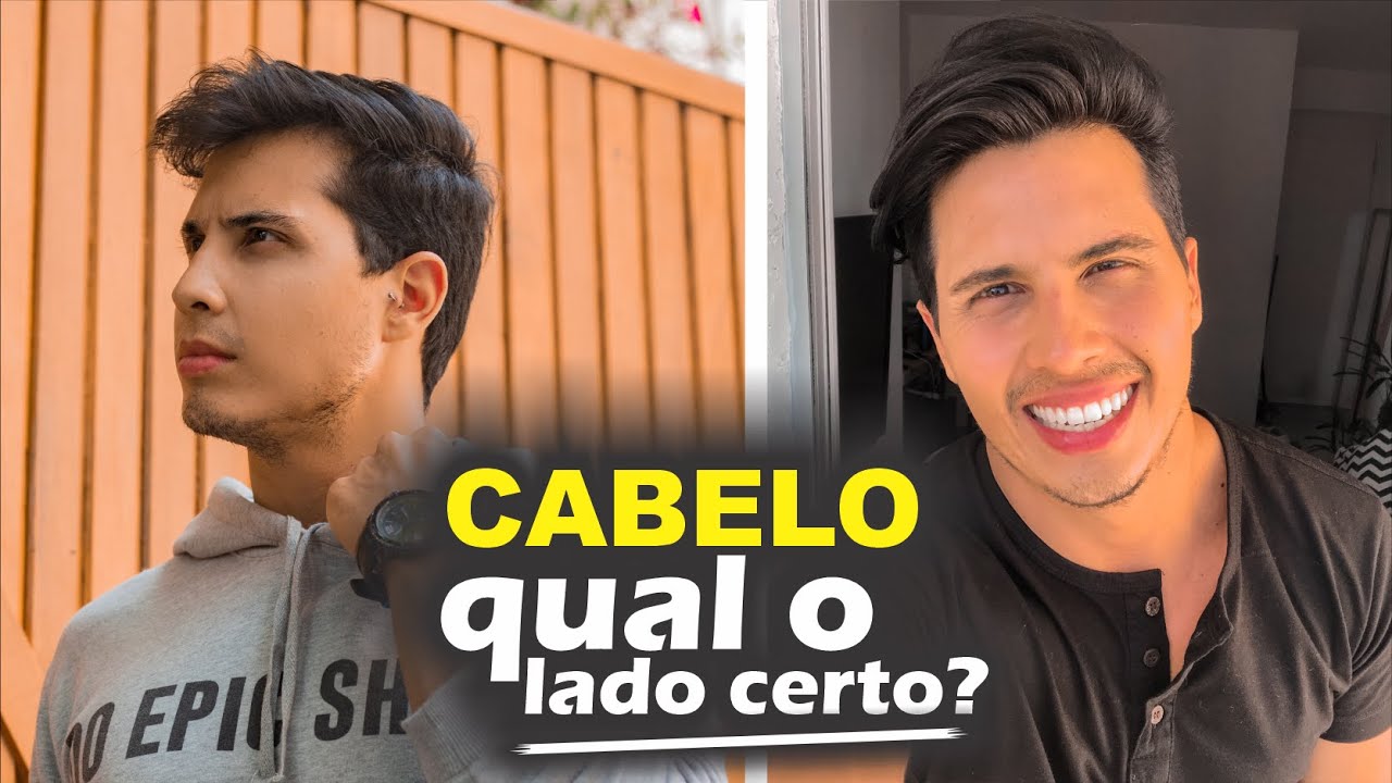 Qual o lado CERTO de pentear o CABELO MASCULINO