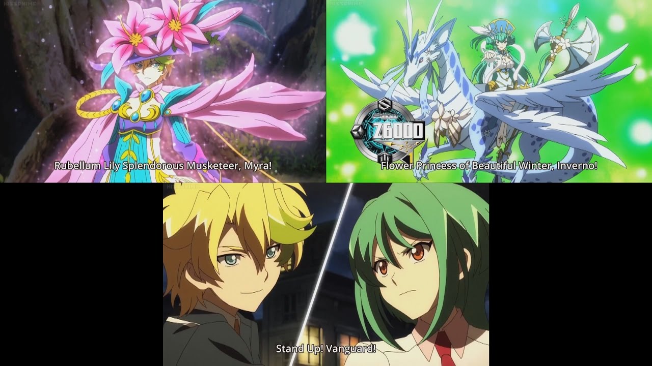 Rubellum Lily Splendorous Musketeer, Myra vs Flower Princess of Beautiful Winter, Inverno (Sub)