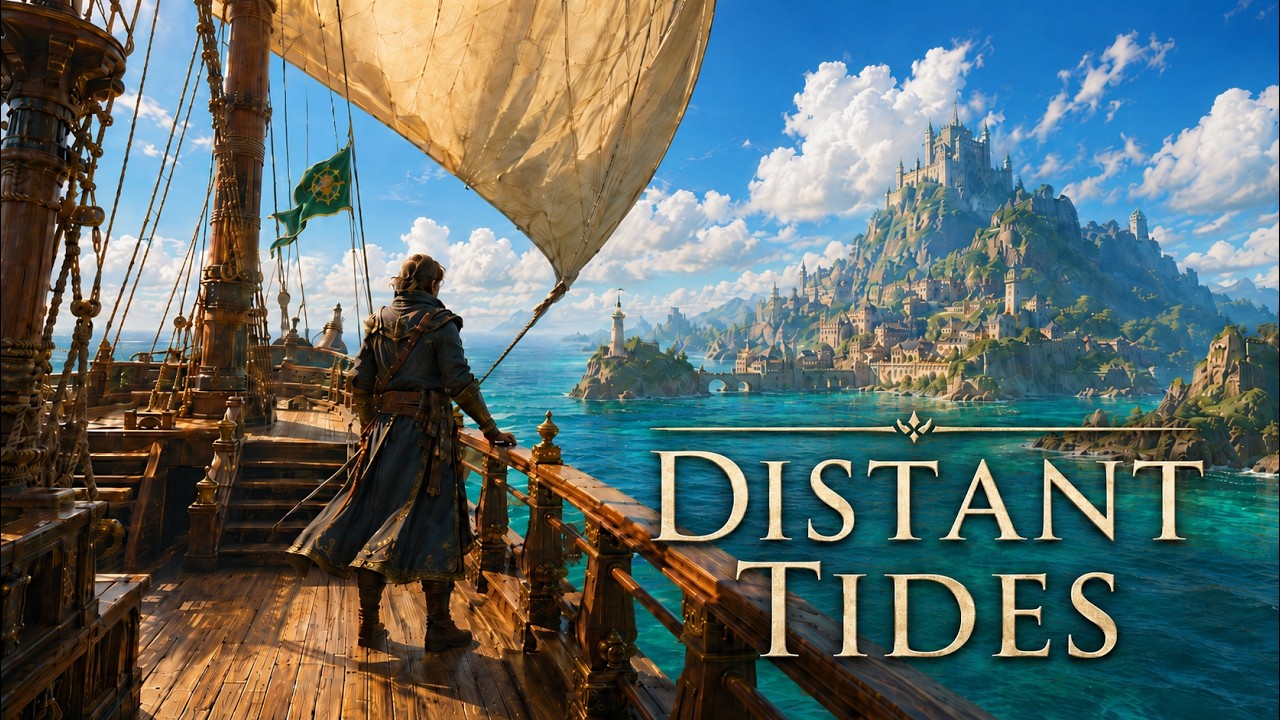 Medieval Sea Fantasy Music for Focus & Atmosphere | The Call of Distant Tides