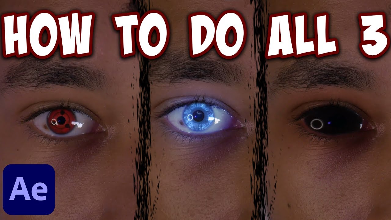 How To Do Cool Eye Effects In After Effects! *Tutorial*