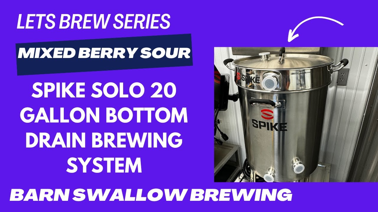 Brew Day Mixed Berry Raspberry/Blackberry Sour Beer Philly Sour Yeast Brewery @BarnSwallowBrewing