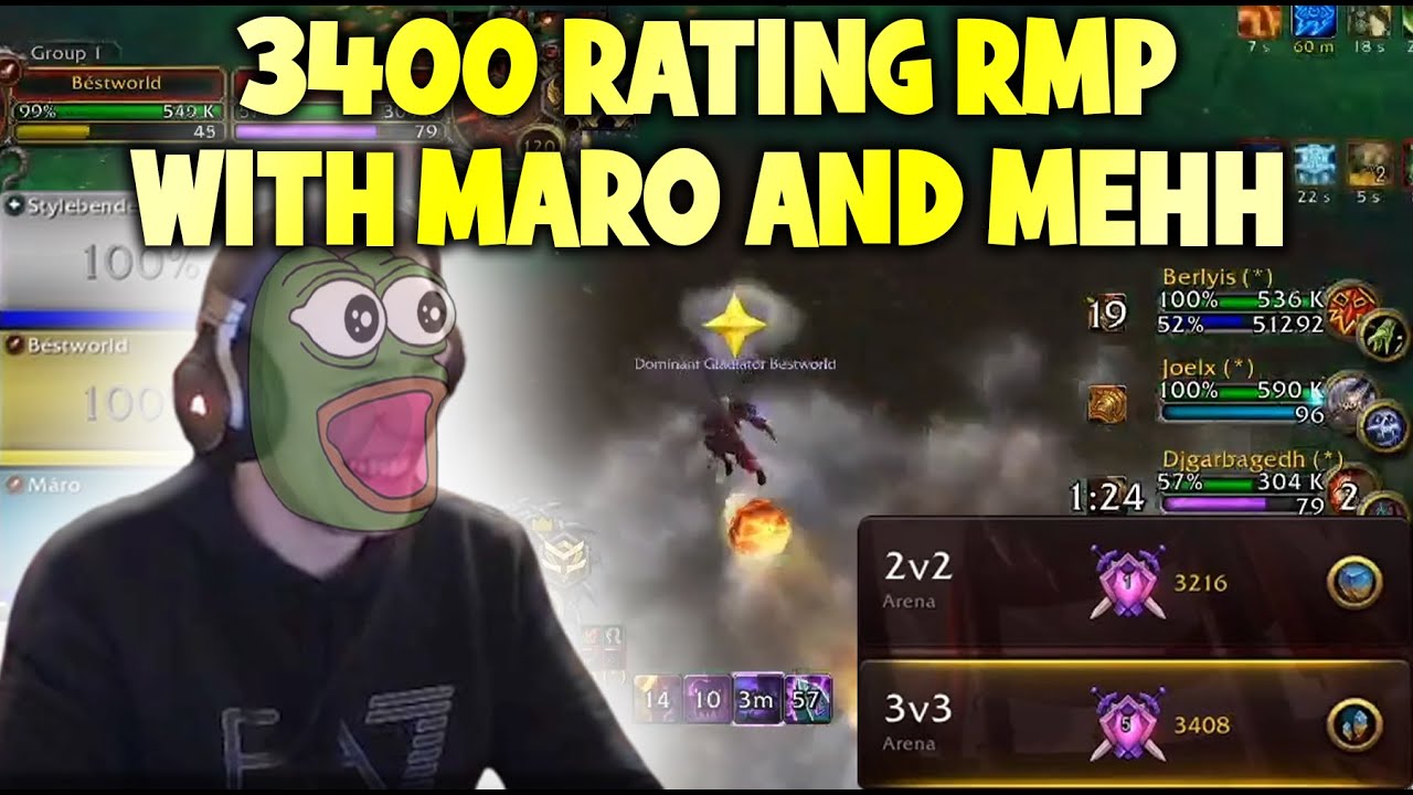 Revealing the secrets of RMP! 3v3 3400 rating RMP with Maro and Mehh.