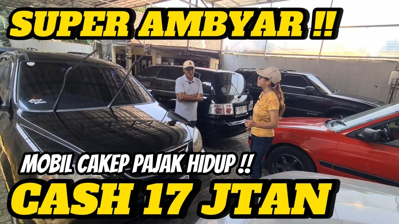 Super ambyar !! Cash 17 jtan pajak hidup , mobil murah di Julijulian Garage