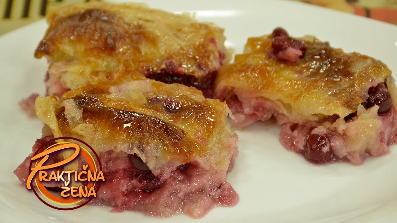 Praktična žena - Baklava sa jogurtom i višnjama