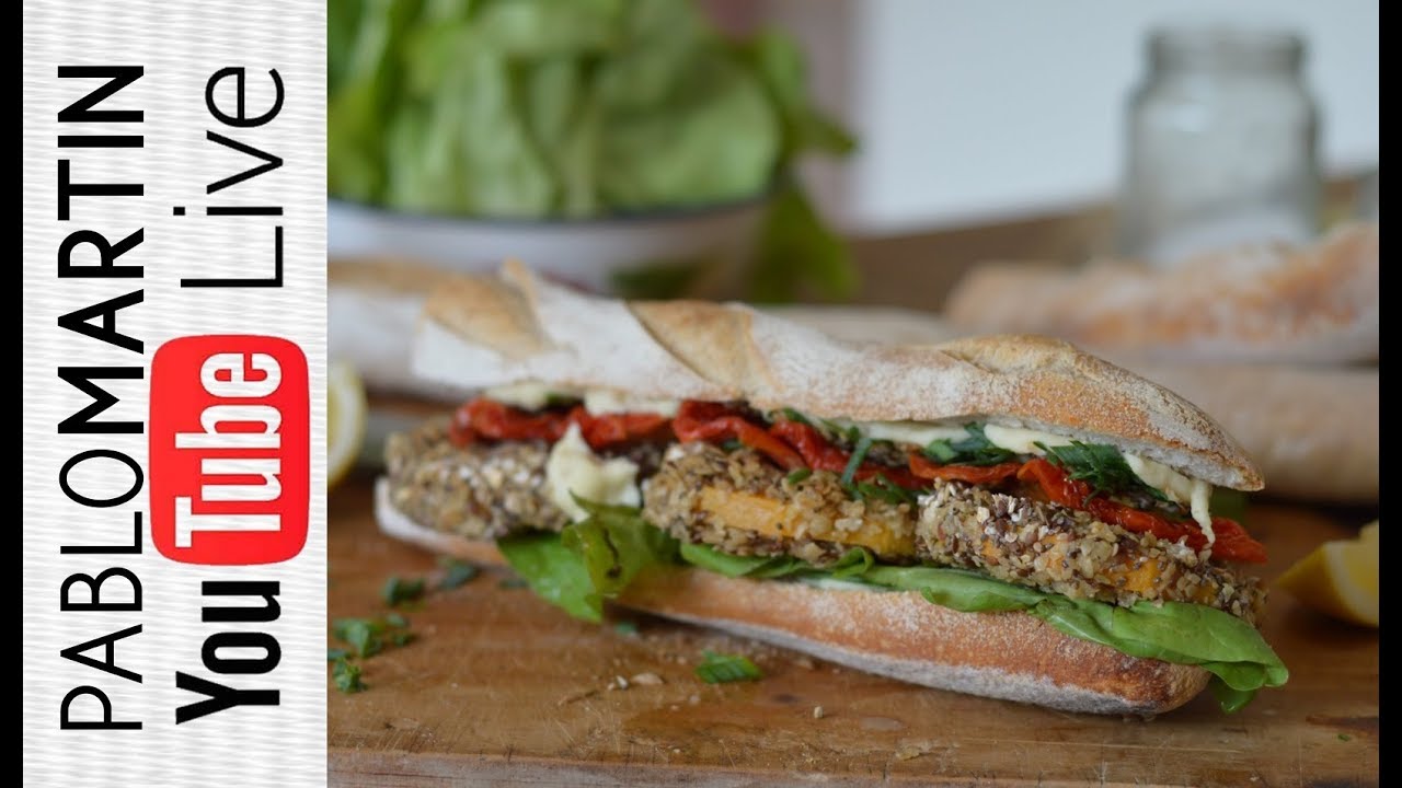 EL MEJOR SÁNDWICH DE MILANESA DE CALABAZA 100% SALUDABLE BY PABLO MARTIN CHEF