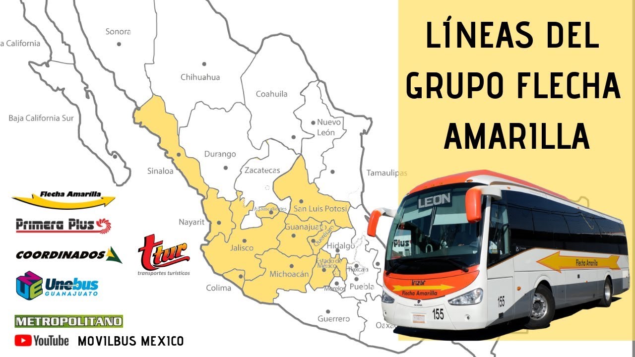 Conoce las marcas del Grupo Flecha Amarilla.