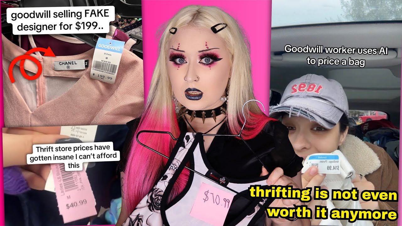 thrift store prices are out of control & it has destroyed thrifting FOREVER.. 