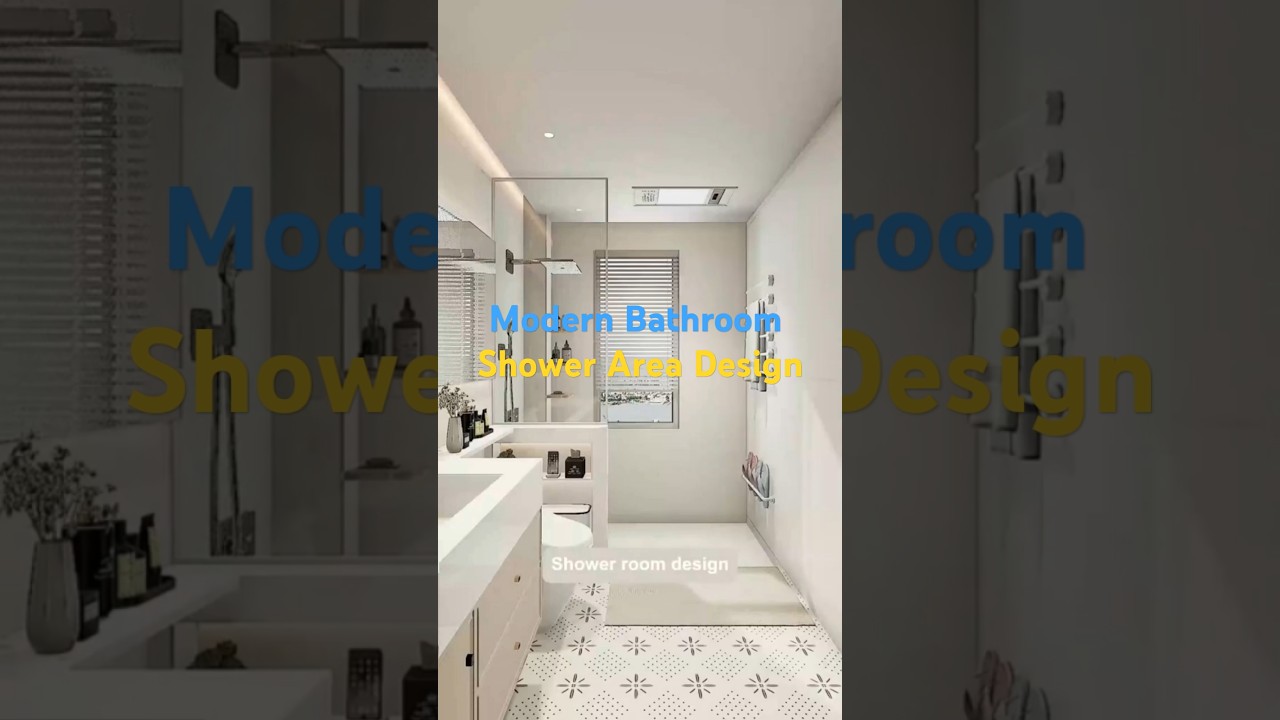 Modern Bathroom Shower Area Design  