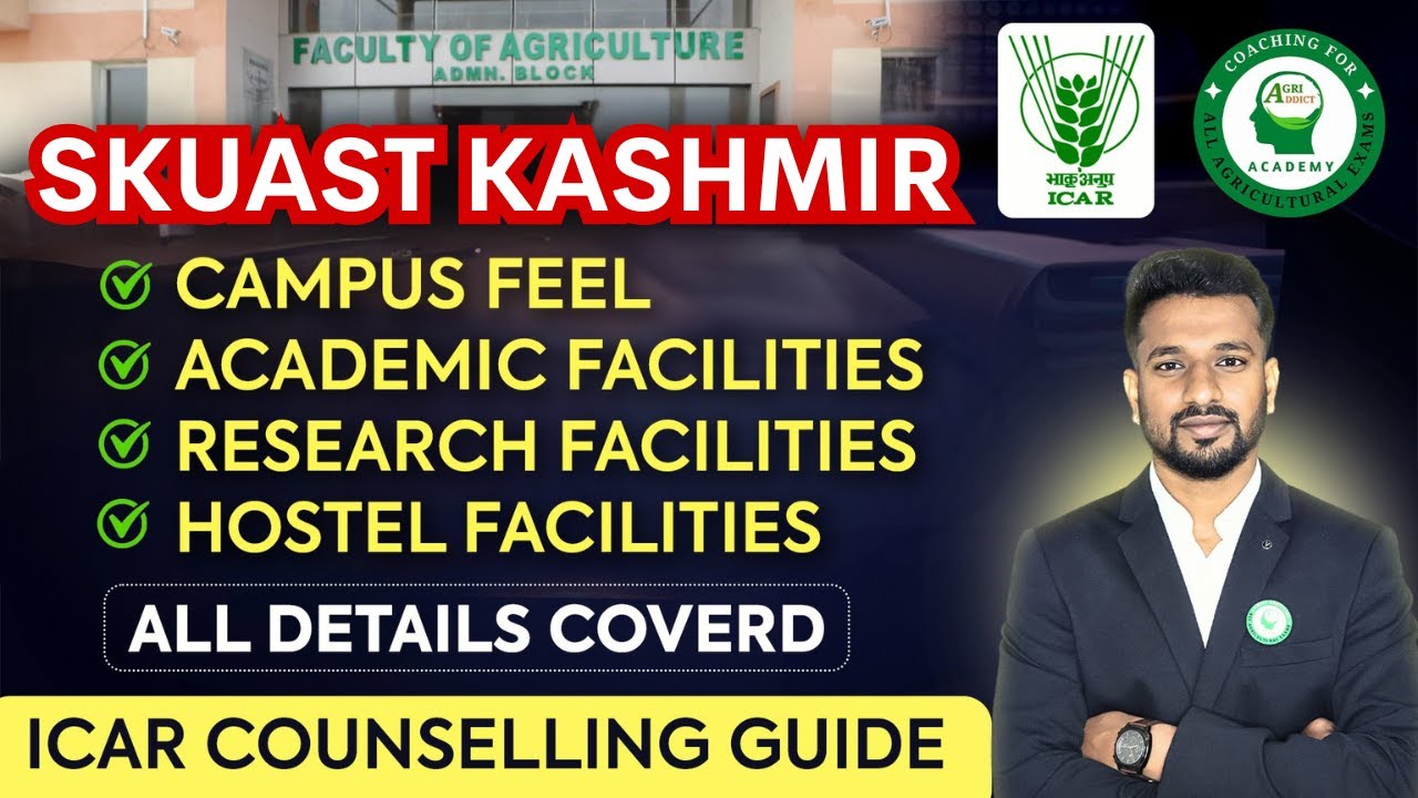 A to Z Details about SKUAST, Kashmir for PG & PhD