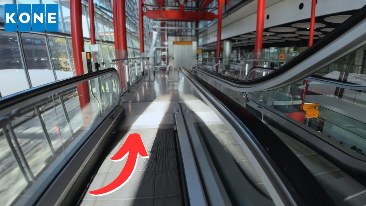 ☀️ SUNNY SKIES: 3️⃣ KONE escalators at Heathrow Airport Terminal 5, London ✈️