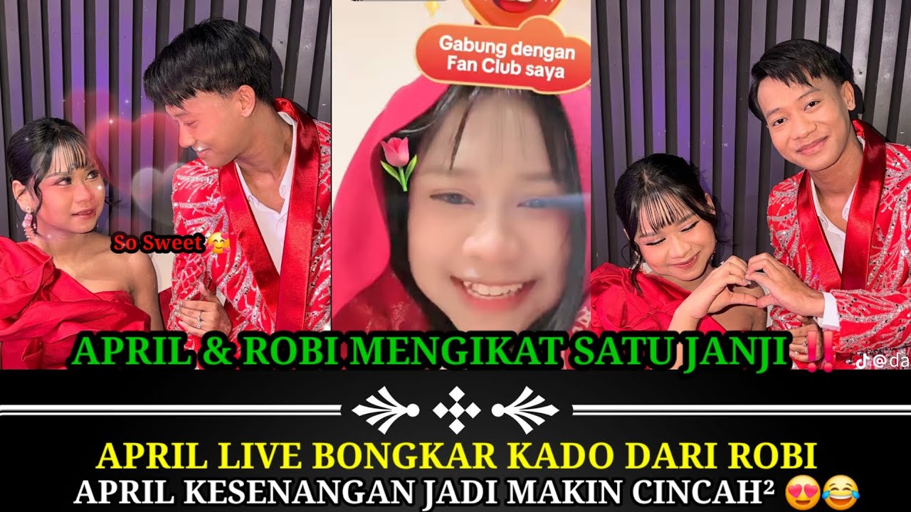 APRIL LIVE || BONGKAR KADO DARI ROBI, APRIL KESENANGAN JADI MAKIN CINCAH-CINCAH 😍🤣😂