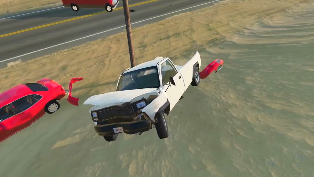 🚚BeamNGDrive What Happens If You Crash Every Truck Off a Cliff? 🚛💥⛰️