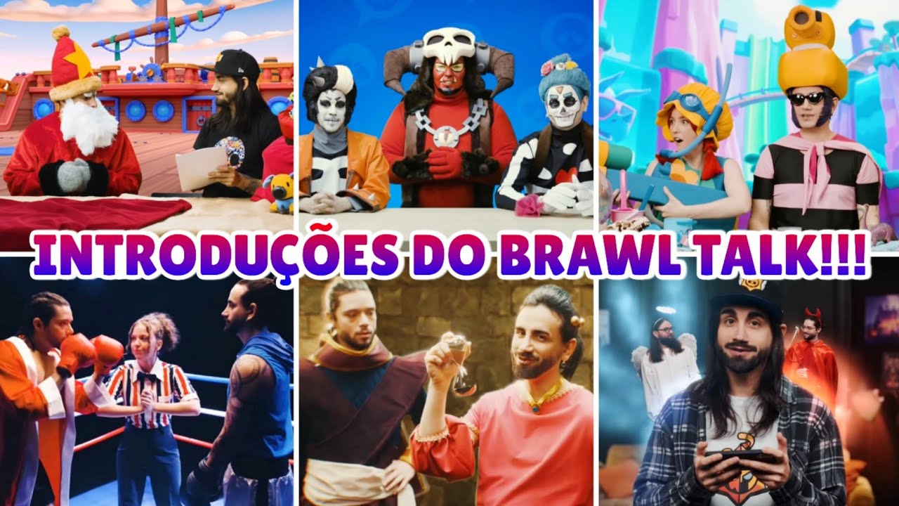 TODAS AS INTRODU&Ccedil;&Otilde;ES CRIATIVAS DOS GERENTES DA COMUNIDADE NO BRAWL TALK! (2019-2024)