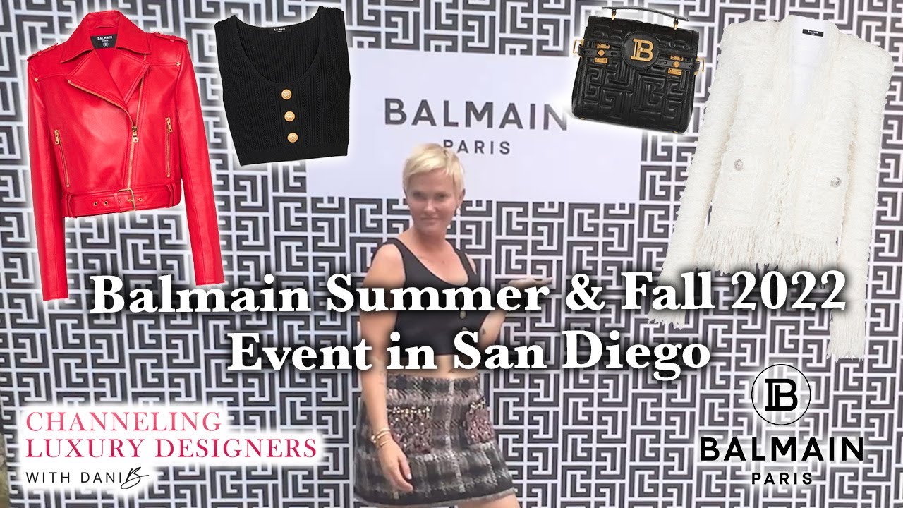 Balmain Fashion Event for Winter 2022 w/ Try On and Commentary! Lots of Pieces! Ready to Wear & Bags