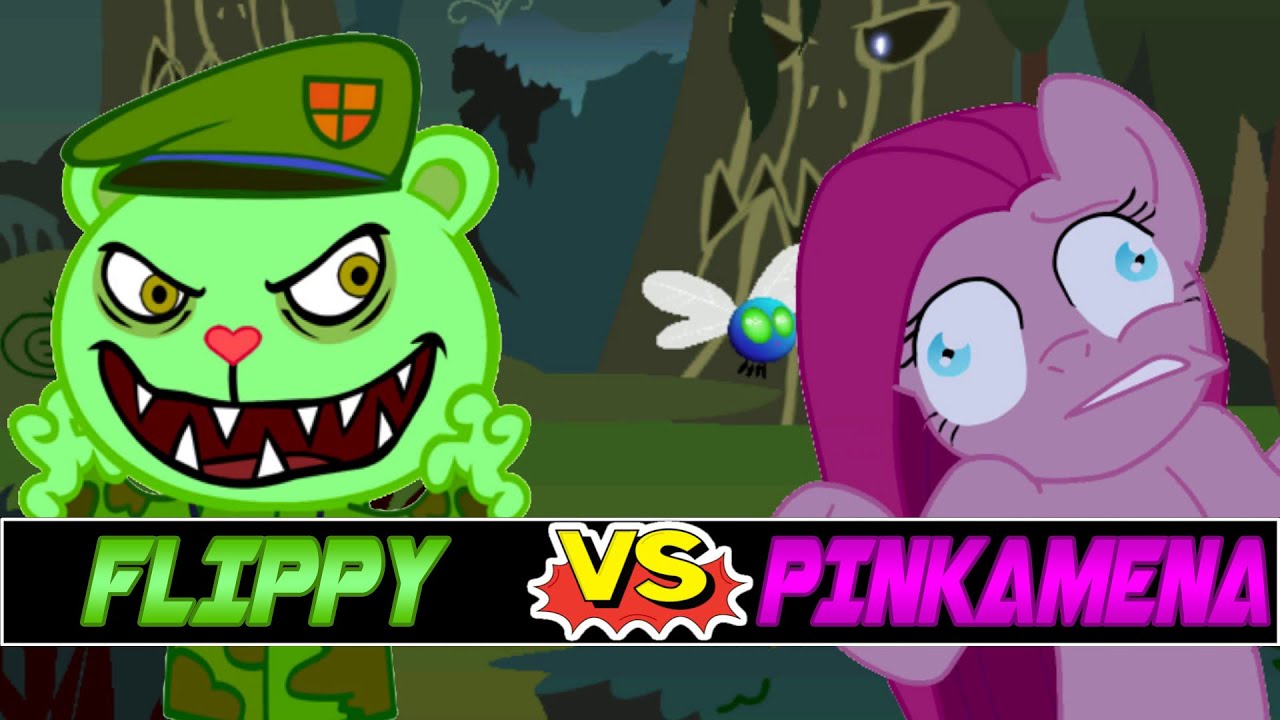 M.U.G.E.N. Battles | Flippy vs Pinkamena | Happy Tree Friends vs My Little Pony