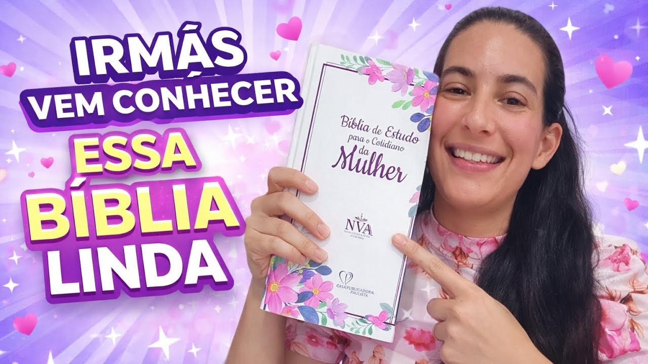 VEM CONHECER ESSA BÍBLIA LINDA DE MULHERES ❤️