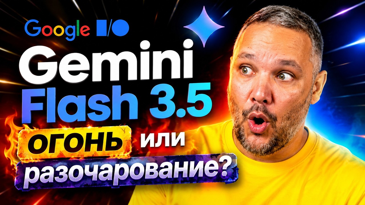 Gemini Flash 3.5 - такого никто не ожидал!