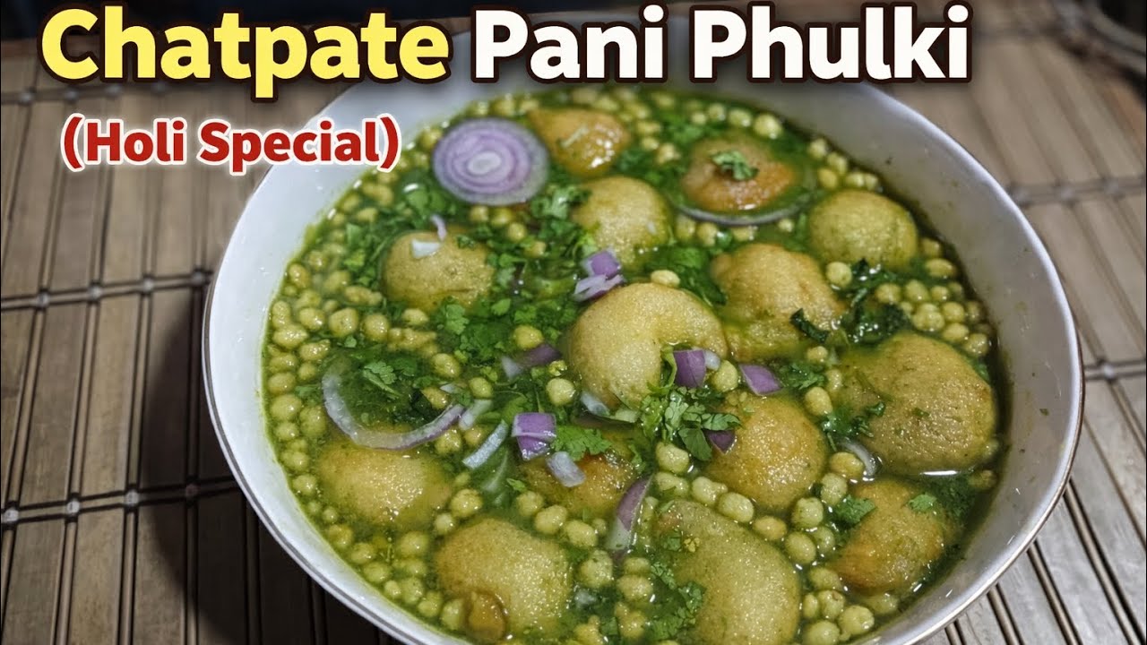 Holi Party Special – Chatpati Pani Phulki Recipe | पानी फुल्की होली स्पेशल | Mannu ki Rasoi 