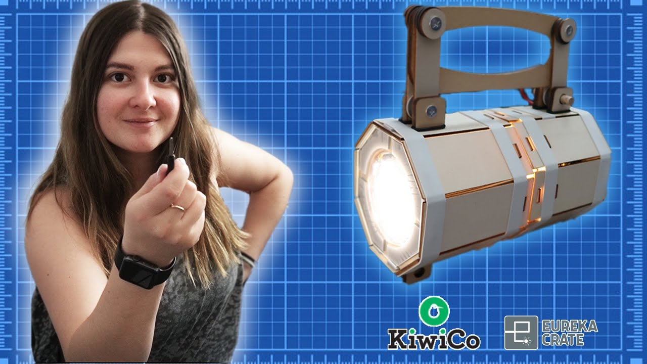 Let's Make a Lantern/Flashlight | Unboxing KiwiCo's Eureka Crate, May 2021