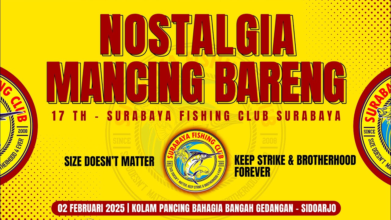 Nostalgia Mancing Bareng Surabaya Fishing Club