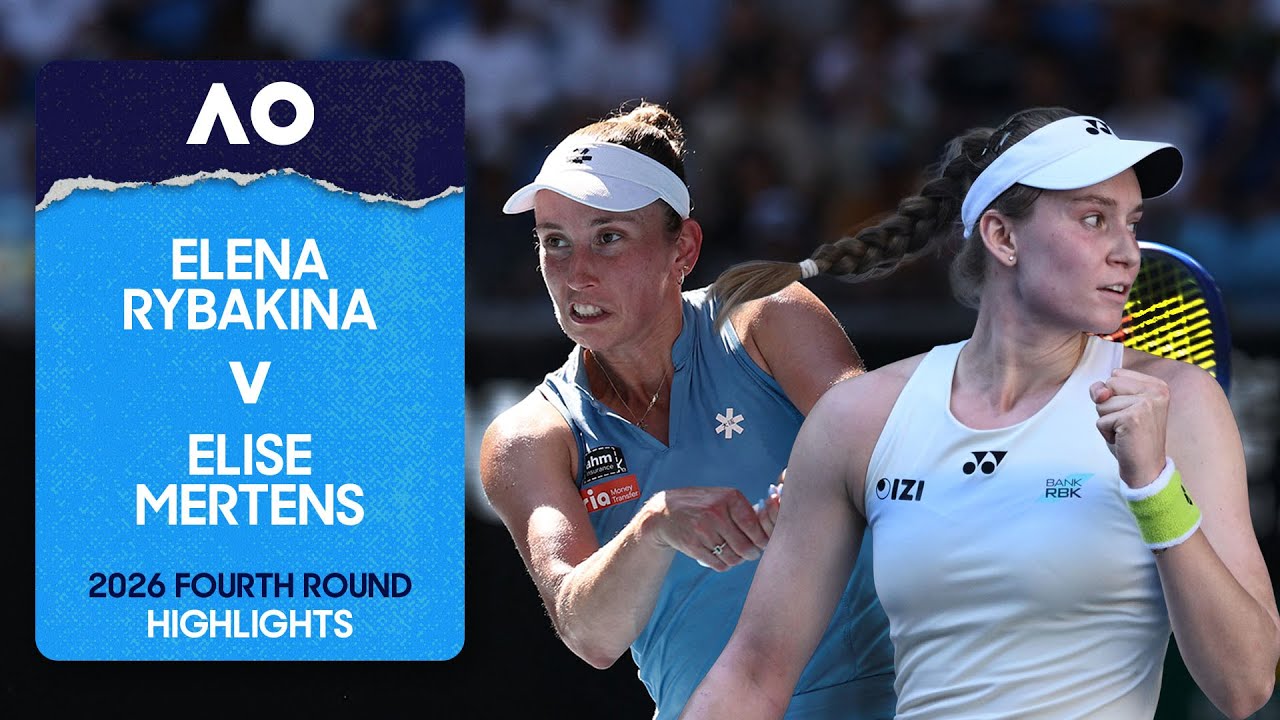 Elena Rybakina v Elise Mertens Highlights | Australian Open 2026 Fourth Round