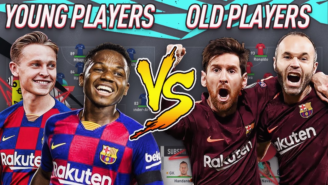 BEST YOUNG PLAYERS VS BEST OLD PLAYERS FIFA 20 CAREER MODE EXPERIMENT!