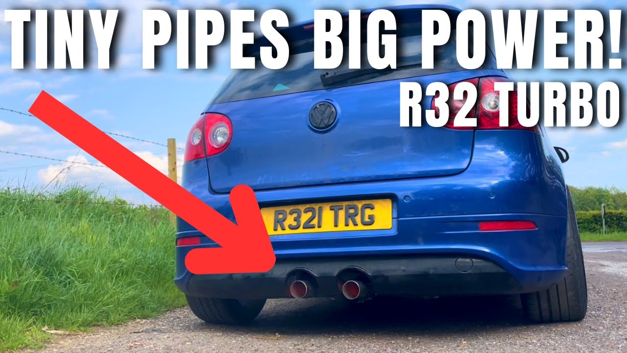Я НЕНАВИДЕЛ ЭТУ РАБОТУ! - MK5 Golf R32 TURBO, 3-дюймовый кастомный выхлоп