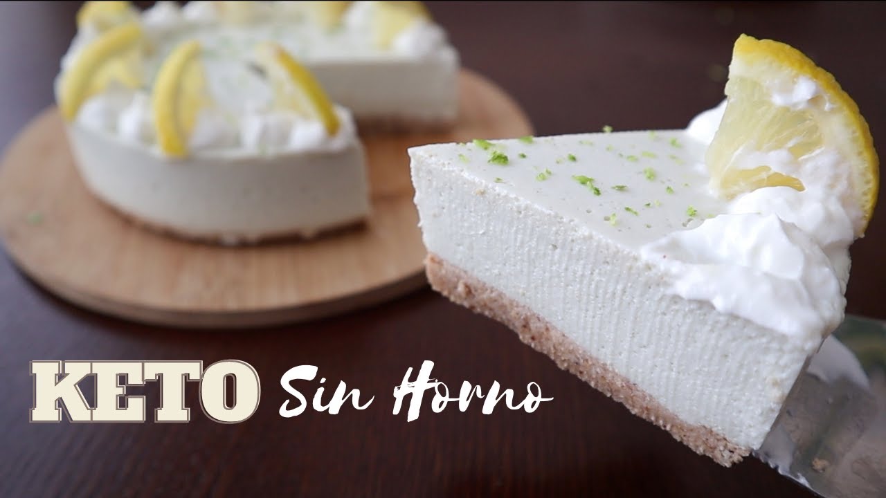 CHEESECAKE PIE de LIMÓN - KETO Sin Horno | Saludable, Sin Azúcar, Sin Harinas, Sin Gluten